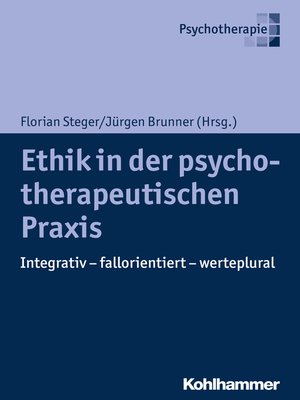 cover image of Ethik in der psychotherapeutischen Praxis
